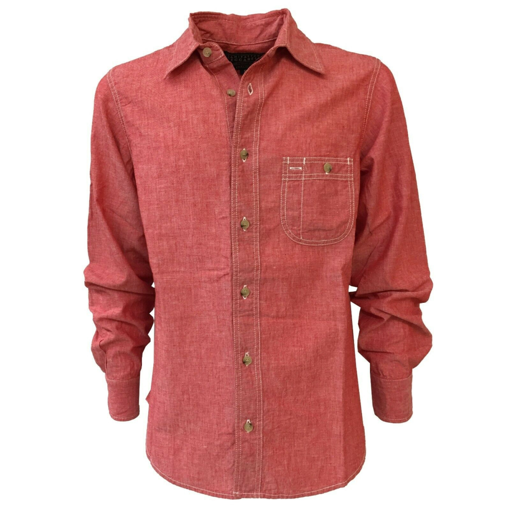 MANIFATTURA CECCARELLI shirt man chambray blue mod 703 QA 45% cotton 55% linen MANIFATTURA CECCARELLI shirt man chambray blue mod 703 QA 45% cotton 55% linen