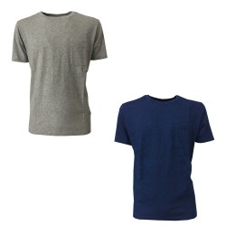 MADE & CRAFTED men's half sleeve t-shirt with pocket mod 16380 CLASSIC TEE