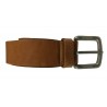 MANIERI 1979 belt man leather aged leg buckle height 4 cm 100% leather MADE IN ITALY