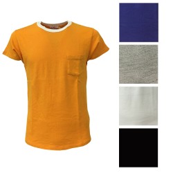 LEVI’S VINTAGE CLOTHING t-shirt uomo GIALLO vestibilità slim 100% cotone
