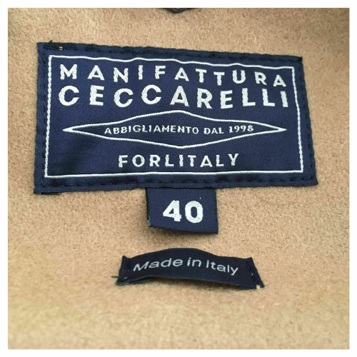 MANIFATTURA CECCARELLI men waist blue mod 7909 100% wool cloth CASENTINO MADE IN ITALY