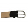 MANIERI man belt nubuck height 3.5 cm 100% leather MADE IN ITALY