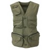 ASPESI gilet uomo colore kaki multitasche  modello UMARELL I706 9974 65% poliestere 35%poliammide