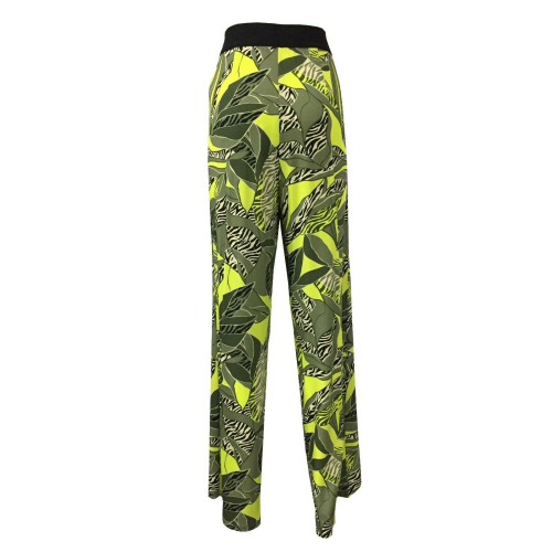 CORTE DEI GONZAGA GOLD  jersey trousers fantasy military / yellow 2001 1C 5361 E1216