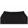 ELENA MIRÒ pantalone donna largo nero gessato ecru 97% poliestere 3% elastan