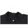 FLY3 blue shirt woman long sleeve over CD527T 100% linen MADE IN ITALY