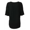 ELENA MIRÒ t-shirt woman short sleeve pink/black mod G357L081Y3 MADE IN ITALY