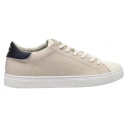 CRIME LONDON Men's sneakers in beige leather mod BEAT 11541PP2.15