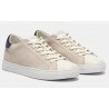 CRIME LONDON Men's sneakers in beige leather mod BEAT 11541PP2.15