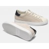 CRIME LONDON Men's sneakers in beige leather mod BEAT 11541PP2.15