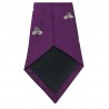 DRAKE'S LONDON men's tie lined cm 8 purple fantasy Cyclist 100% Silk