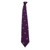 DRAKE'S LONDON men's tie lined cm 8 purple fantasy Cyclist 100% Silk