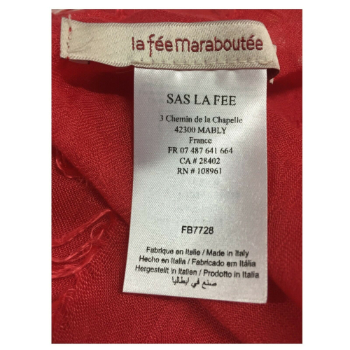 LA FEE MARABOUTEE foulard donna mod FB7728 100% modal MADE IN ITALY