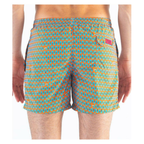 ZEYBRA Orange fin swimwear HERITAGE 100% nylon MADE IN ITALY AUB056