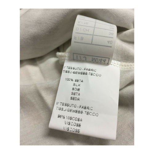 ETiCi Blusa donna seta senza manica art C1/1550/07 100% seta MADE IN ITALY