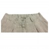 HUMILITY 1949 pantalone donna vita alta con pences écru mod HB1181 MADE IN ITALY