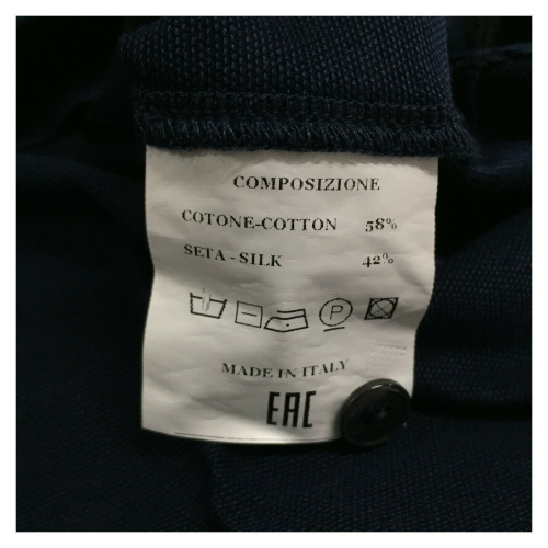 FERRANTE polo uomo 58% cotone 42% seta modello 38601 MADE IN ITALY