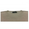 FERRANTE men's long-sleeved crewneck sweater with piqué manufacturing 28105 100% cotton MADE IN ITALY