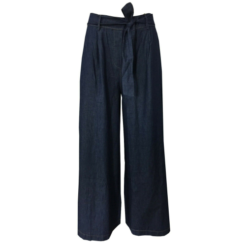 HUMILITY 1949 wide woman trousers light jeans mod HB1090 MADE IN ITALY
