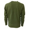 BottegaChilometriZero men's light brushed sweatshirt crewneck mod DU20029 MADE IN ITALY