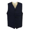 MOLO ELEVEN blue man vest mod ARTIE 100% cotton MADE IN ITALY