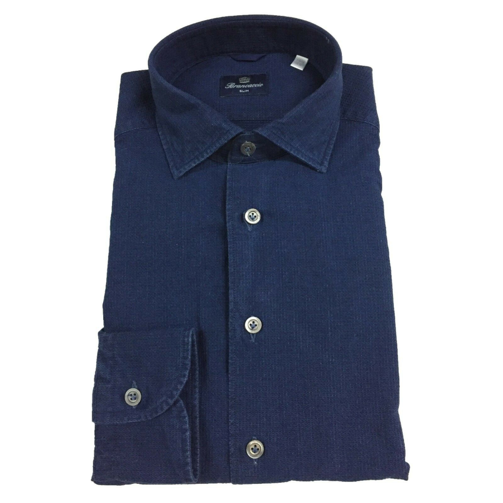BRANCACCIO camicia uomo blu chiaro operato mod SG00B3 SLIM GIO’ BBR3701 BRANCACCIO camicia uomo blu chiaro operato mod SG00B3 SLIM GIO’ BBR3701