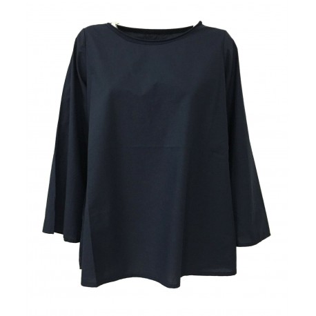 LABO.ART woman long sleeve blue shirt mod BOF SUSHI MADE IN ITALY