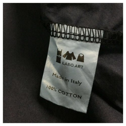 LABO.ART camicia donna manica lunga blu mod BOF SUSHI  100% cotone MADE IN ITALY