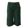 LA FEE MARABOUTEE Bermuda woman Linen mod FC3118 100% linen MADE IN ITALY