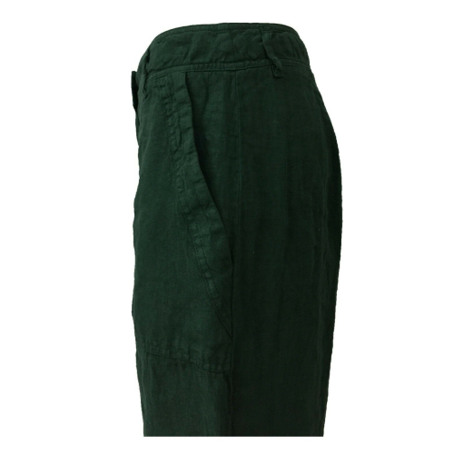 LA FEE MARABOUTEE bermuda donna Lino mod FC3118 100% lino MADE IN ITALY
