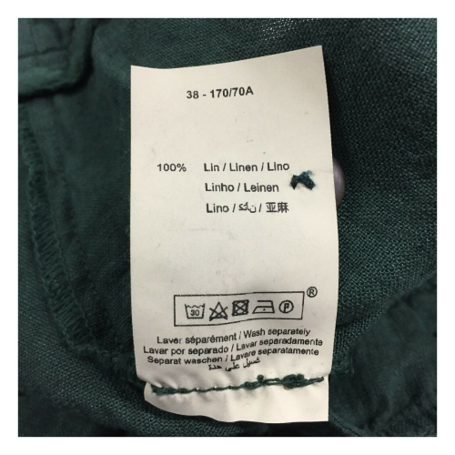 LA FEE MARABOUTEE bermuda donna Lino mod FC3118 100% lino MADE IN ITALY