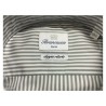 BRANCACCIO men's shirt white / gray stripes SG00B0 SLIM GIO 'KS81402