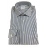 BRANCACCIO camicia uomo righe bianco/blu SG00B0 SLIM GIO’ KS81303