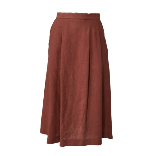 LA FEE MARABOUTEE woman skirt bois de rose mod FC3357 MADE IN ITALY