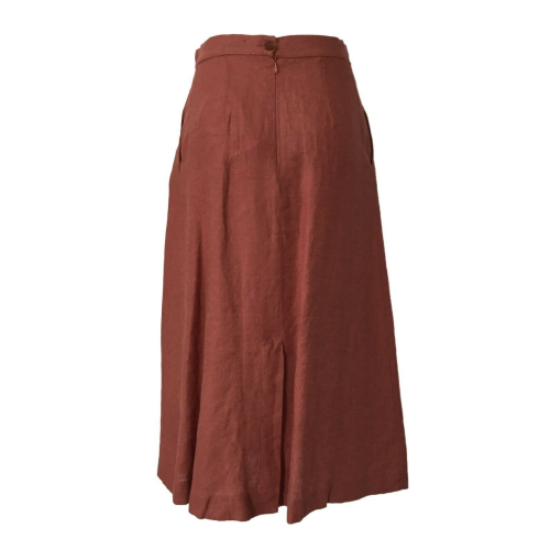 LA FEE MARABOUTEE woman skirt bois de rose mod FC3357 MADE IN ITALY