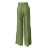 LA FEE MARABOUTEE woman linen trousers bottom 27 cm mod FC3359 MADE IN ITALY