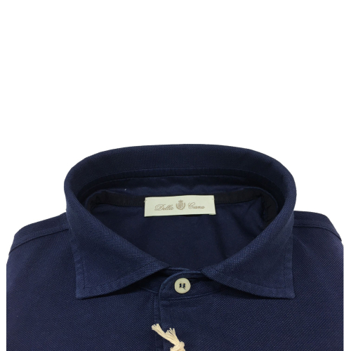 DELLA CIANA men's blue half sleeve polo shirt model 71/43201 100% cotton