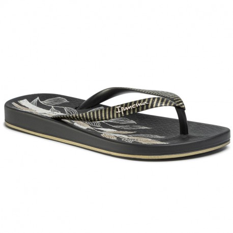 IPANEMA Anat Nature IV Fem Flip Flops 82762 Black / Beige 20138 MADE IN BRAZIL