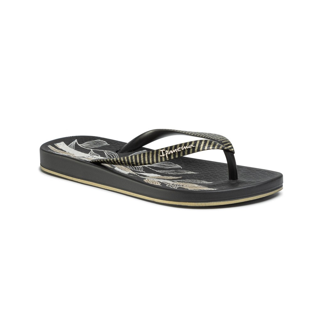 IPANEMA Anat Nature IV Fem Flip Flops 82762 Black / Beige 20138 MADE IN BRAZIL