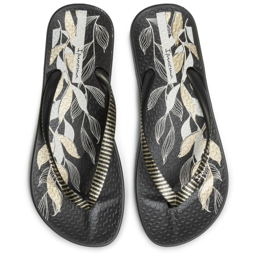 IPANEMA Anat Nature IV Fem Flip Flops 82762 Black / Beige 20138 MADE IN BRAZIL