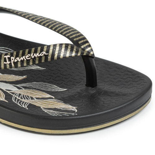 IPANEMA Anat Nature IV Fem Flip Flops 82762 Black / Beige 20138 MADE IN BRAZIL