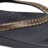 IPANEMA Flip Flops Mesh IV Fem 82763 Black / Gold MADE IN BRAZIL