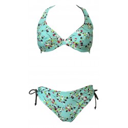 JUSTMINE bikini donna double-face con ferretto acqua/caffè coppa C art B2702C736 FERRETTO DOUBLE MADE IN ITALY