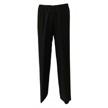 ASPESI pantalone nero donna 100% lino MADE IN ITALY