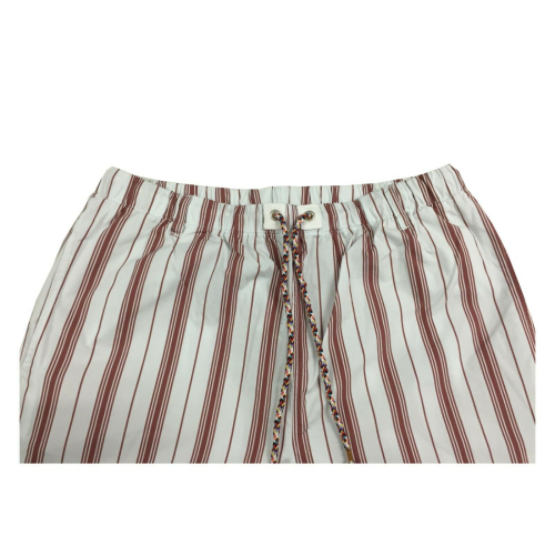 BottegaChilometriZero pantalone uomo fantasia con elastico e laccio mod DU20038 MADE IN ITALY
