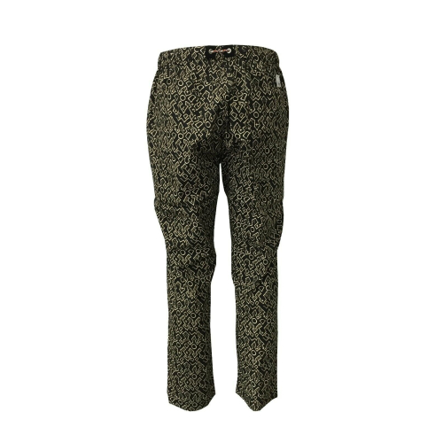 BottegaChilometriZero fantasy man trousers with elastic and lace mod DU20038 MADE IN ITALY