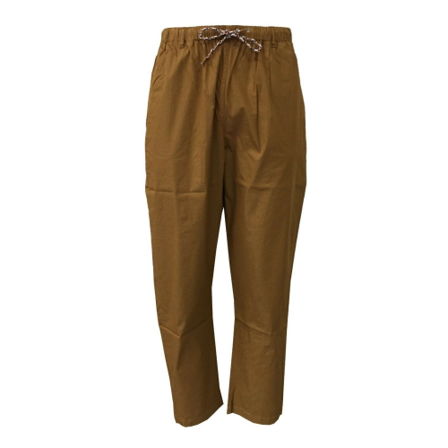 BottegaChilometriZero pantalone uomo fantasia con elastico e laccio mod DU20039 MADE IN ITALY