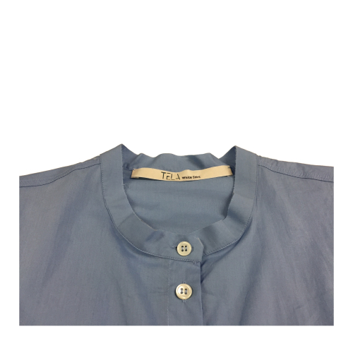 TELA woman shirt with Korean collar over mod NAIF / POP 100% cotton MADE IN ITALY