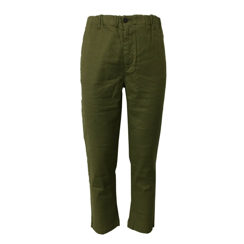 BottegaChilometriZero pantalone uomo con elastico e laccio interno DU20009 RAINER