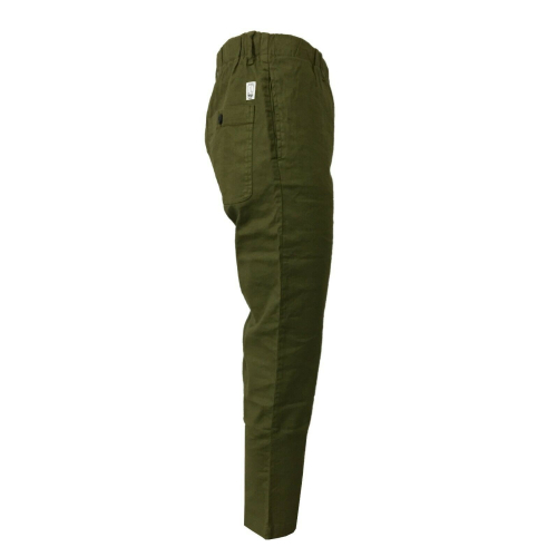 BottegaChilometriZero pantalone uomo con elastico e laccio interno DU20009 RAINER